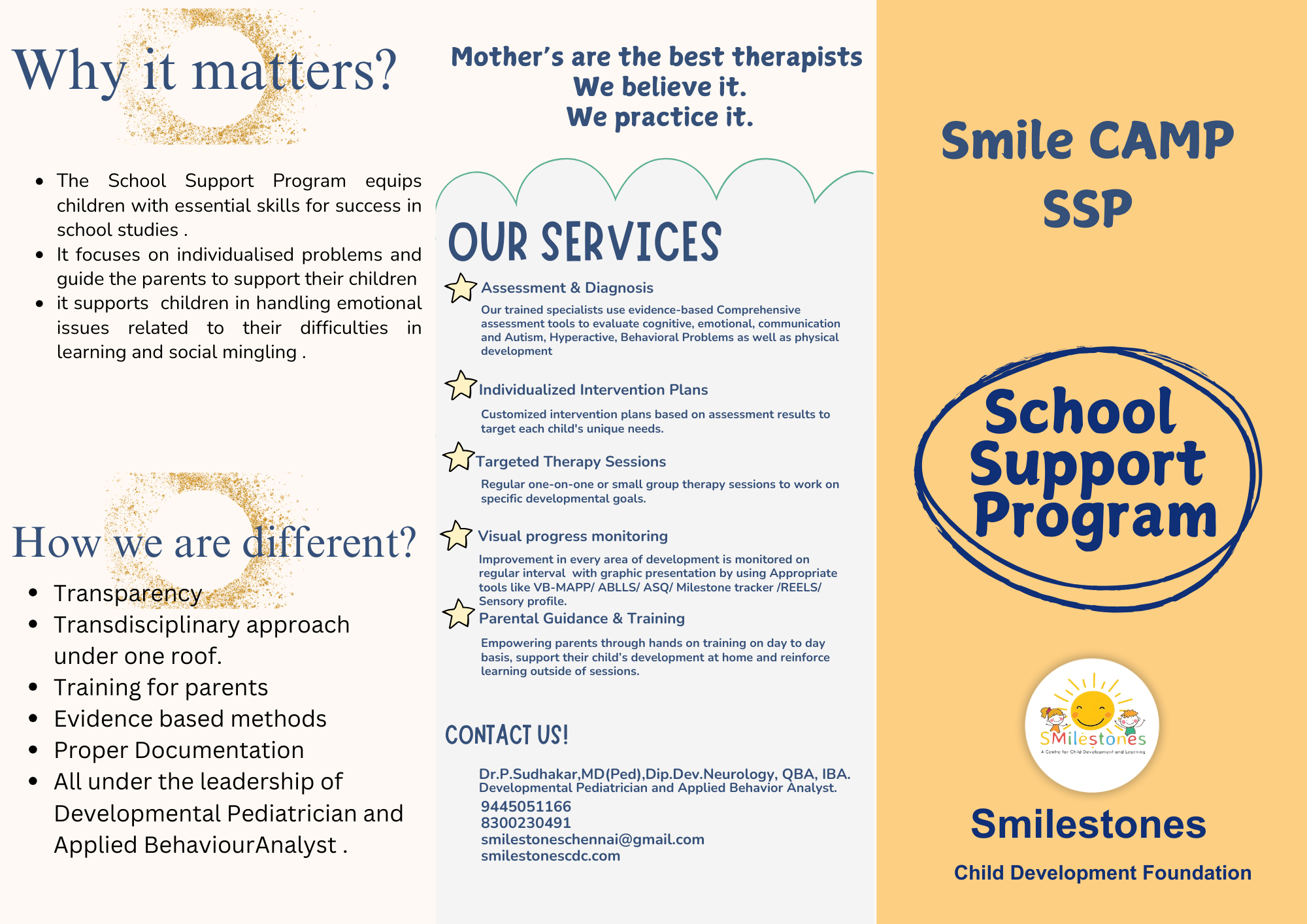 Smilestones Services - Additional Information 1